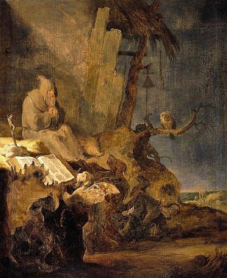 Cornelis Saftleven The Temptation of St Anthony Germany oil painting art